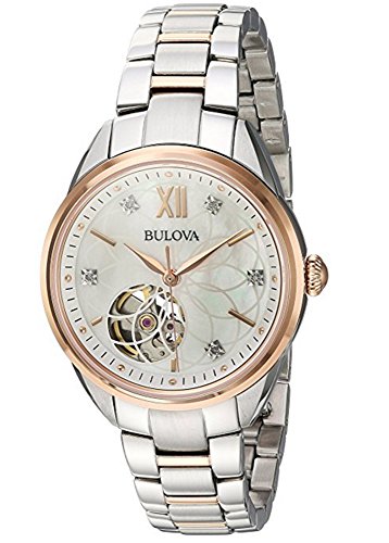 Bulova orologio di diamanti automatica delle donne 98P170