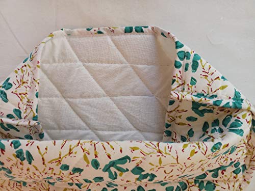 Image of Mandala Tea Cozy Cover White Hand Block Winter Tea Cozy Cotton Tea Kettle Warmer Pot Cover Hot Coffee Cover Handamde Kitchen D�cor (Pattern 15)