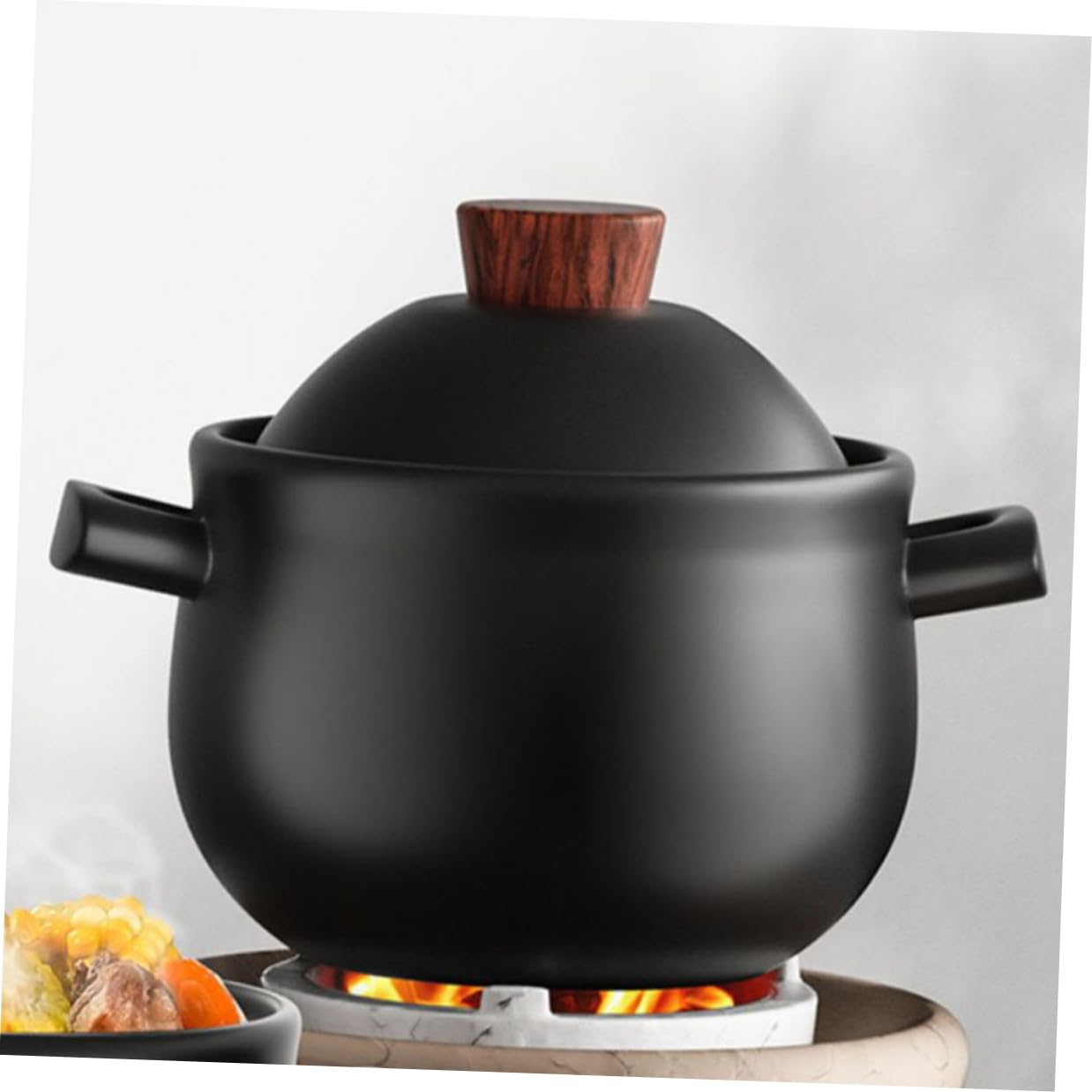 Homoyoyo Pentola in Ceramica 18L per Stufati e Zuppe Casseruola Resistente per Fornello a Gas con Superficie Antiaderente Liscia Utensili da Cucina per Uso Domestico e Ristoranti