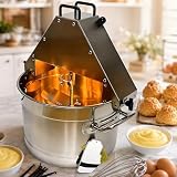 vnmudzeo Automatischer Kochtopf mit RüHrwerk, 2,6 Gallonen FassungsvermöGen, Gewerbliches GeräT zur Herstellung von Saucen & Marmeladen – für Hot‑Pot‑Basis, Chilisauce