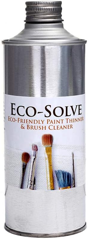 Natural Earth Paint Eco-Solve | Paint Thinner | Non-Toxic | Brush Cleaner | 16oz