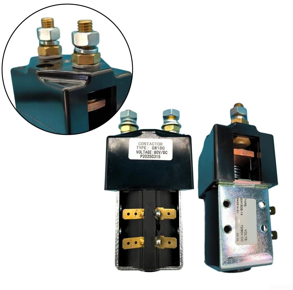 Para Alight SW180B-14 Contactor principal, carcasa de metal 80V para automatización de control de motor, interruptor eléctrico industrial compacto (SW180B 80V)