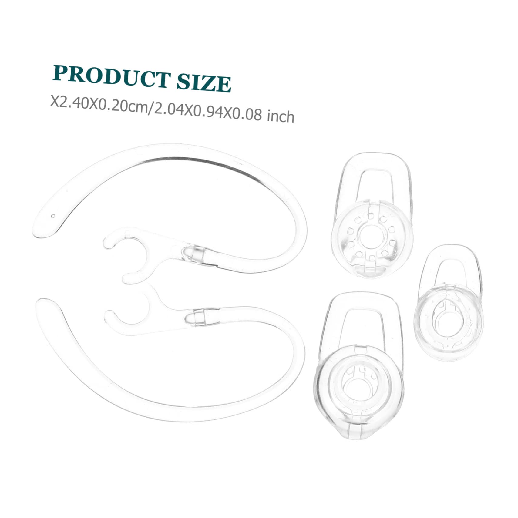 NUOBESTY 3 Ensembles Crochets Oreille De Remplacement pour Écouteurs sans Fil De Gels Et Crochets Confort Optimal Et Isolation Sonore 20 Pièces * 3