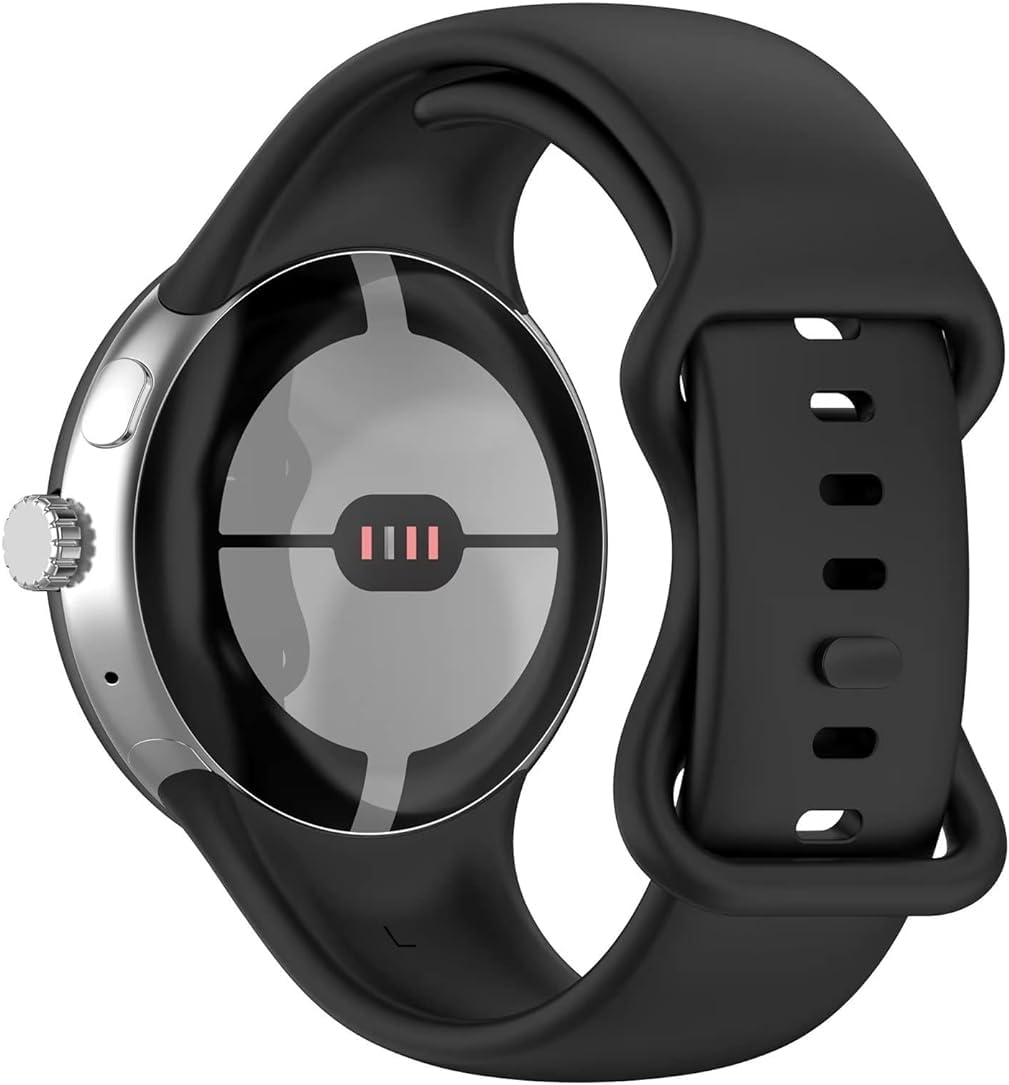Zitel® Band Compatible with Google Pixel Watch 2 / Pixel Watch Soft Silicone Strap (Black - Large) (B0CQMKR3R2) Amazon Price History, Amazon Price Tracker