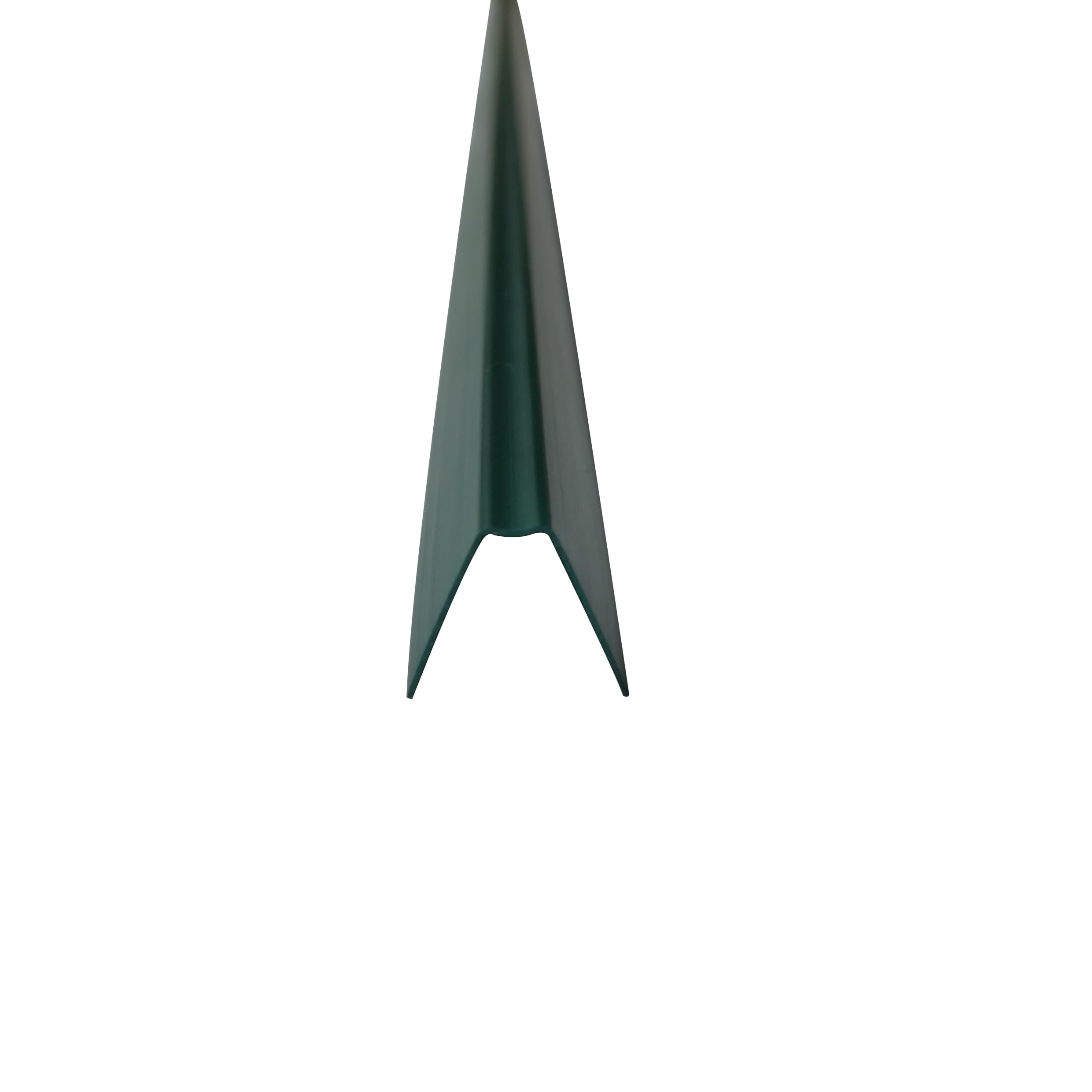 Kit de ocultación con lamas de PVC para panel de valla metálica de malla 55, protección visual y contra el viento - Alto 1,73 m x 2,50 m, Verde