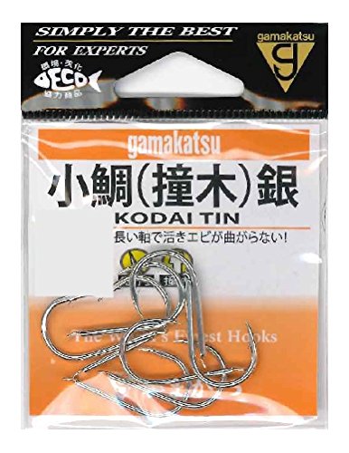 御目出鯛♪自在鉤‼︎ Amazon | がまかつ(Gamakatsu) 小鯛鈎(撞木) フック (銀) 8号