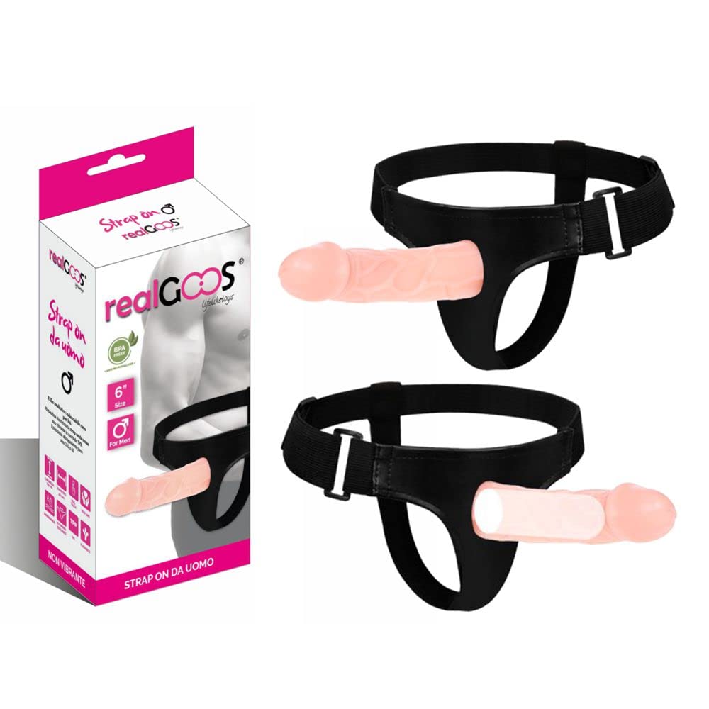 FALLO REALISTICO INDOSSABILE PER LUI STRAP ON DA UOMO NON VIBRANTE