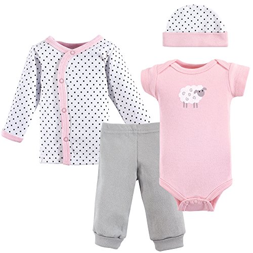 Image of Luvable Friends baby-girls Cotton Preemie Layette Set