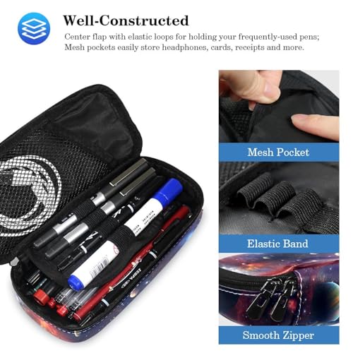 Ensemble sac à dos Galactic Space multicolore et sa trousse, cadeau idéal