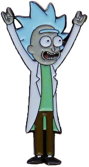 Tiny Rick High Quality Enamel Lapel Pin.