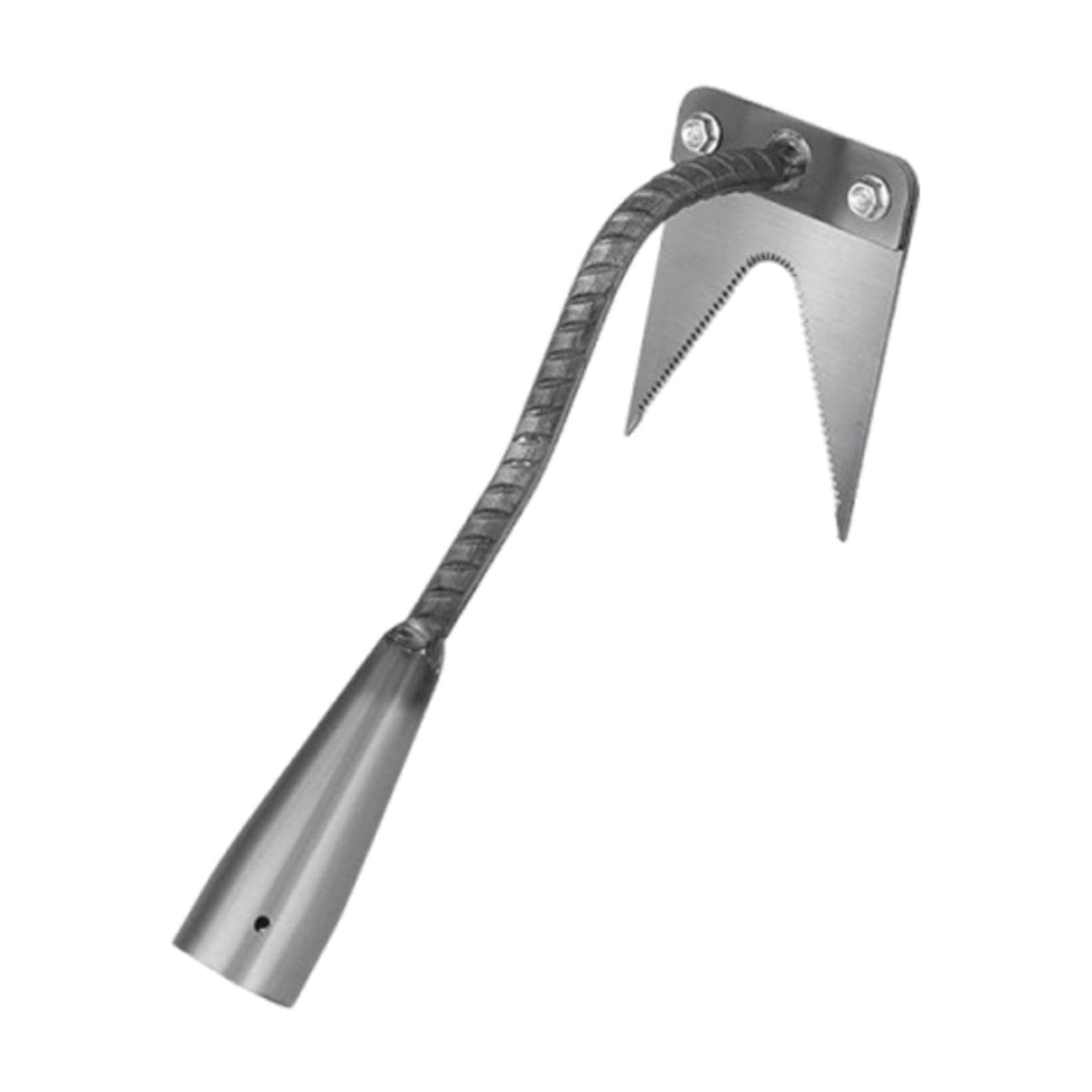 Whtkoph Lightweight Multi-functional Portable Weeding Attractor Tool Weeding Hand Weeder for Garden Farm Planting, Manganese Steel