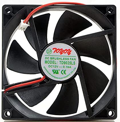 Ventola CPU TONON TD9025LS 9cm – 12V 0.16A, 2 Pin, Cuscinetto Idraulico