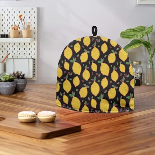Image of Lemon Teapot Cover Tea Cozy for Teapot Insulated Kitchen Accessory Tea Pot Cozy for Keeping Warm Yellow Home Decor Teapot Cover