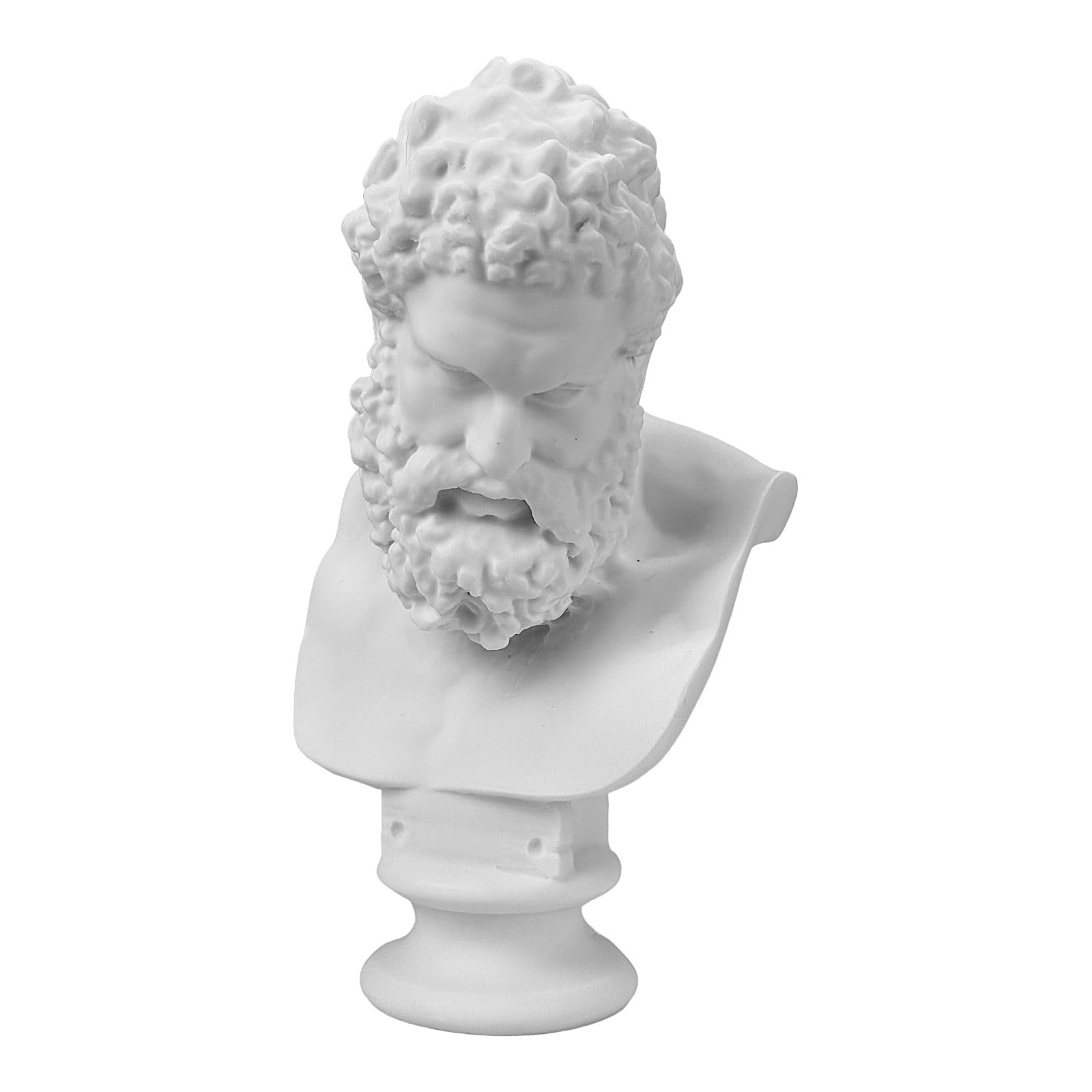 Farnese Hercules Büste griechische Statue Skulptur Gussmarmor Kopie 19,8 cm