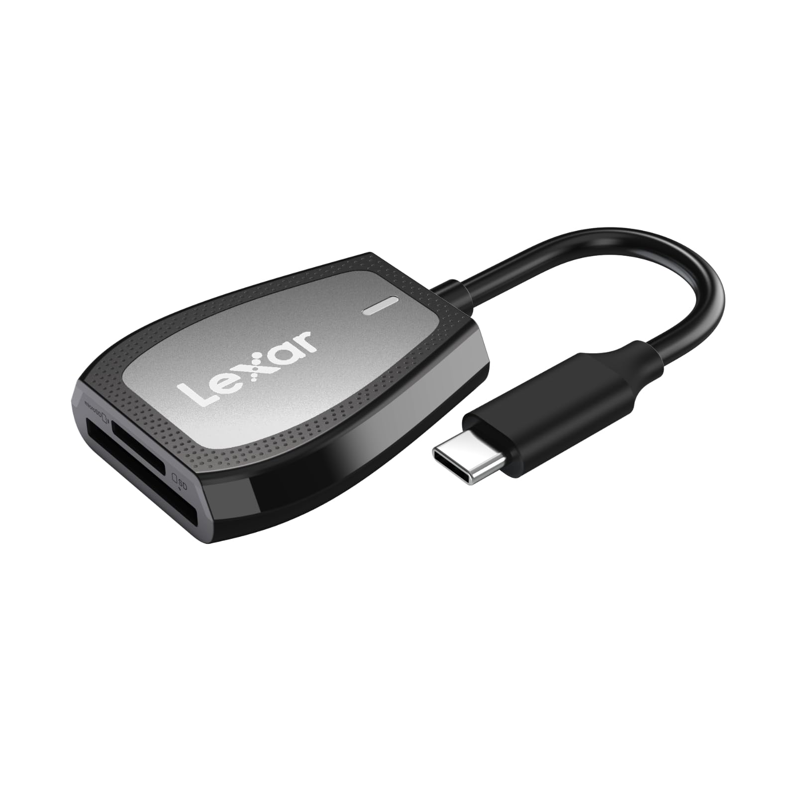 Lexar Profesjonalny czytnik z dwoma gniazdami ze złączem USB-C do kart SD i microSD UHS-I, czarny