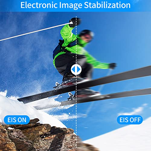 Jadfezy Action Cam 4K 60fps con EIS Anti-Shake