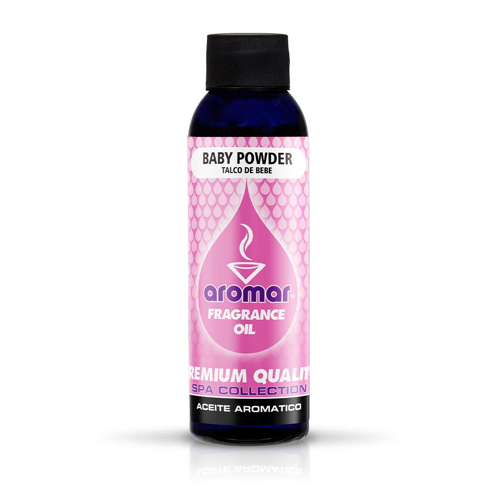 AromarPremium Fragrance Oil - Long Lasting Aromatic Scent - Fresh and Revitalizing Aromatherapy for Living Room, Bedroom, and Kitchen Essential Oils -Baby Soft Powder - 4oz fl oz Each - Pack of 3