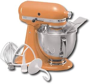 KitchenAid KSM150PSTG Artisan Series 5-Qt. Stand Mixer with Pouring Shield - Tangerine