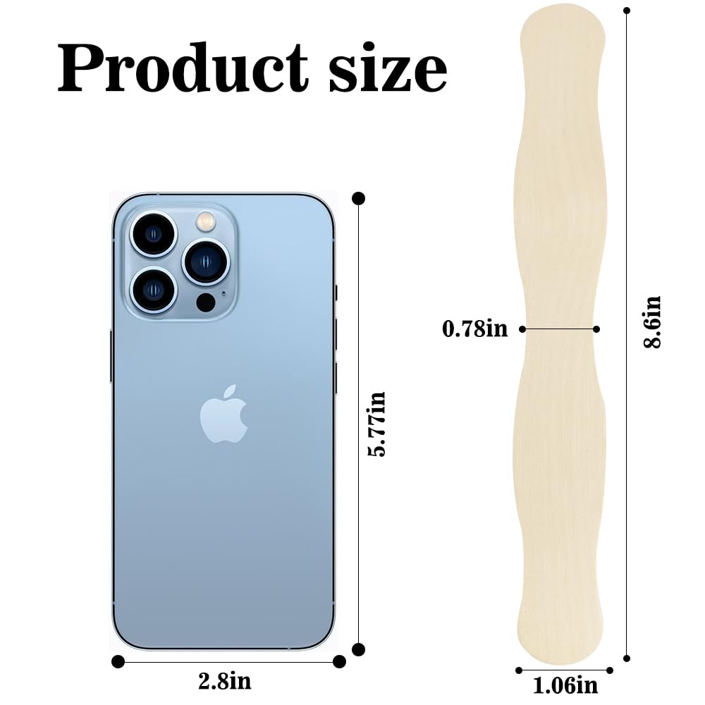 Large Popsicle Sticks,Fan Sticks,Popsicle Stick for Crafts,Jumbo Craft 60 PCS 8