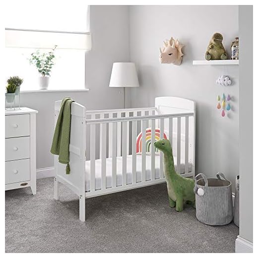 Obaby Grace Mini Cot Bed, White 27 Obaby Grace Mini Cot Bed, White