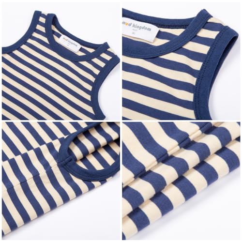 Image of Mud Kingdom Boys Girls T-Shirts Rainbow Stripe Cotton Unisex Top
