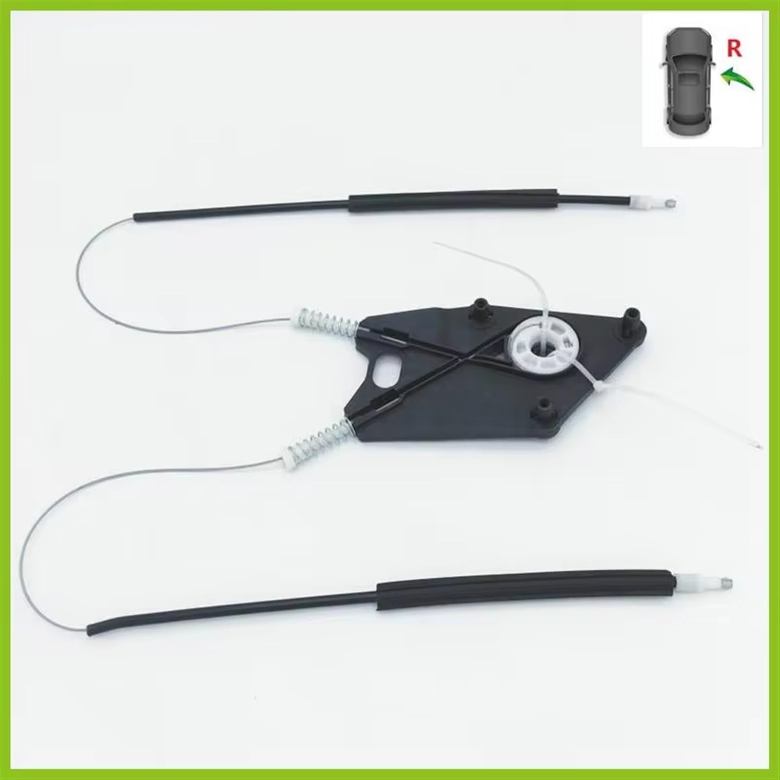 Regulador Ventanilla para VW para Polo para Vento 2010 2011 2012 2013 2014 2015 2016 2017 Nuevo Kit Reparación De Elevalunas Eléctrico Delantero Derecho Elevalunas Ventanilla