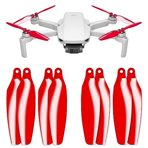 32 pièces Hélices de rechange pour DJI Mini 4 Pro/Mini 3 Pro - Lames silencieuses - Accessoires pour drone DJI Mini 4 Pro/Mini 3 Pro - Vis et tournevis exclusifs Pointes Argentées