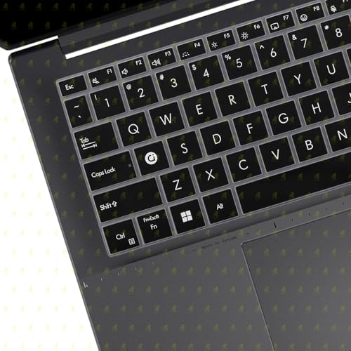 Image of RAYA Silicone Keyboard Cover for ASUS Vivobook S14 Compatible with M3407 /S3407 /M1407 /X1407 /M5406 /S5406 Laptop Models (Black)