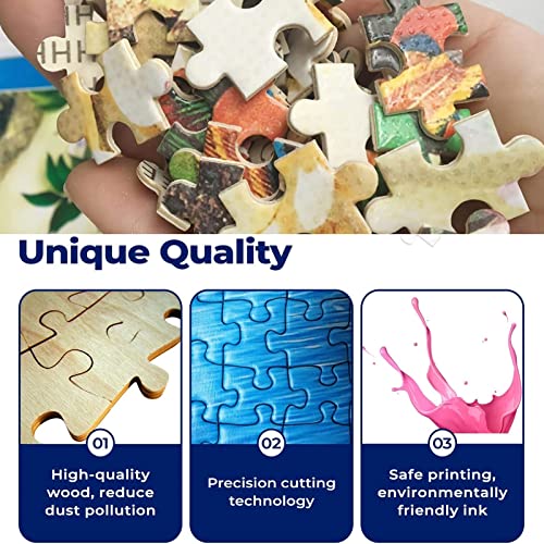 Jigsaw Puzzles For Adults 1000,1000 Piece Jigsaw Puzzles For Adult,Wooden Puzzles For Adults,The For Family And Friends (puzzle 4) - Image 3