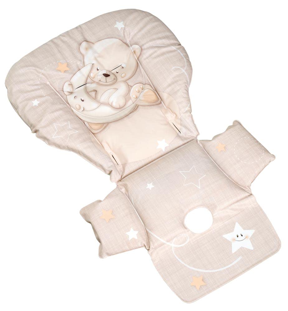 CAM Il Mondo del Bambino ORSO LUNA Soffice imbottitura per seggiolone made in Italy