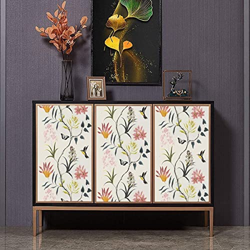 Image of SARVATRAY Self-Adhesive Wallpaper, Oil Proof Heat Resistant Kitchen Stickers, Wall Stickers for Kitchen, Vinyl Sheet, Bird Theme (3 M)