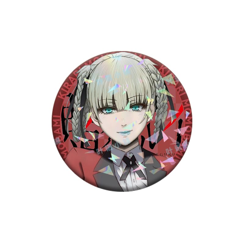 賭ケグルイ 蛇喰夢子 缶バッジ 賭ケグルイ デカンバッチ PALE TONE series 蛇喰夢子 A Vol.3｜アニメ