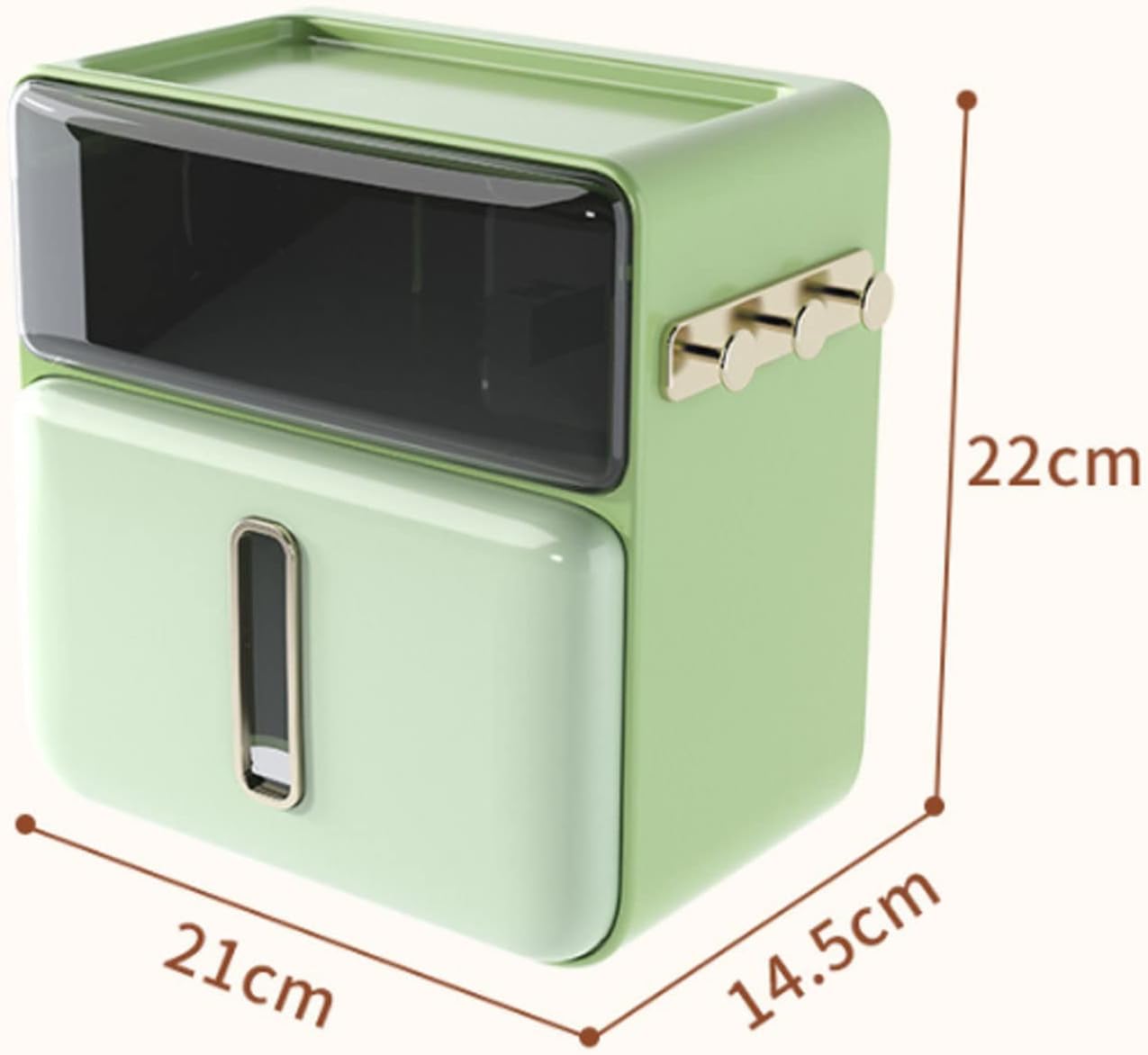 Storage Boxes Toilet Tissue Box Simple Waterproof Toilet Paper Box Toilet Paper Box Perforation-Wall Hanging Toilet Shelf Organizer Box