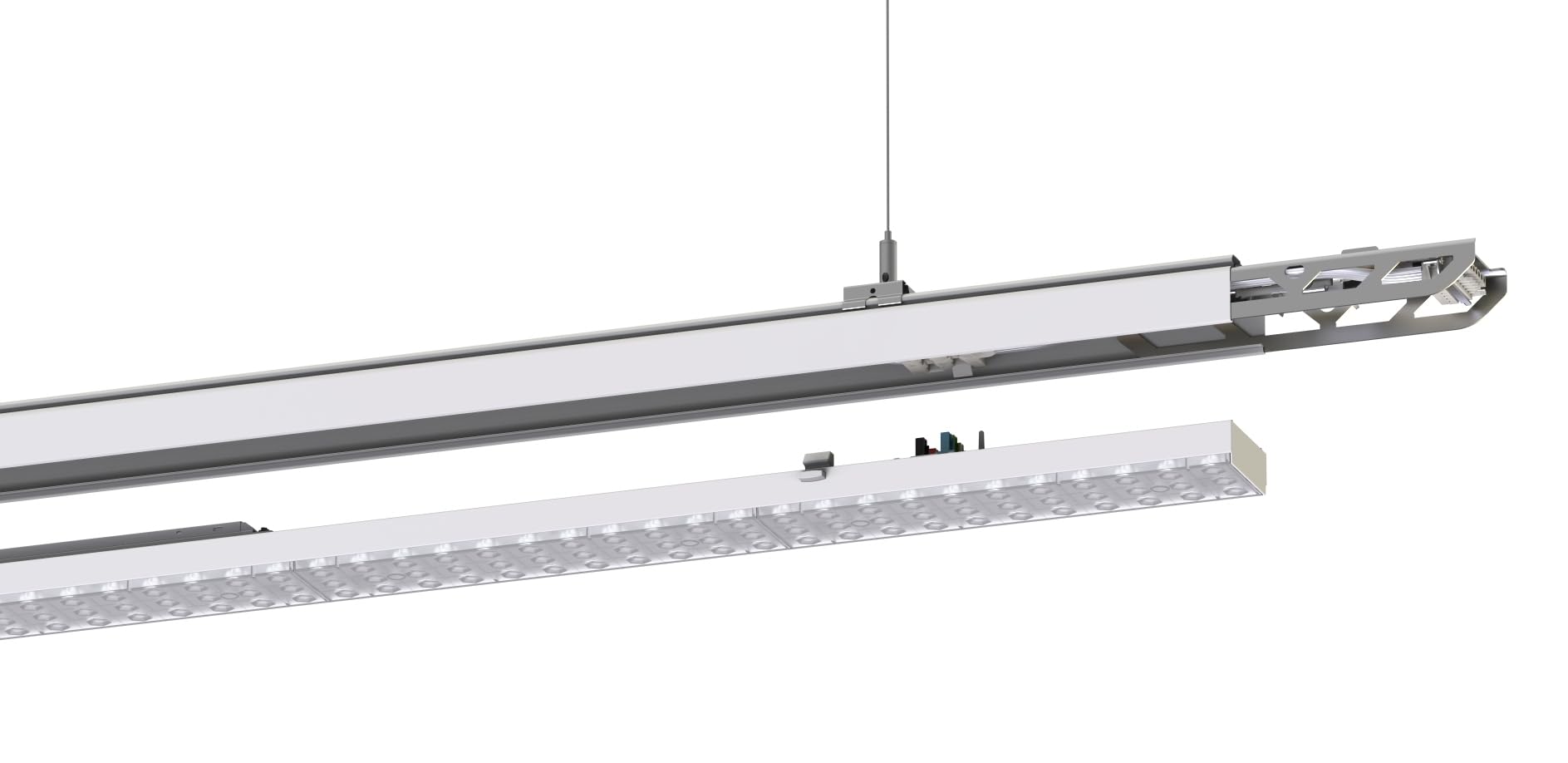 NOVA modulares LED Lichtbandsystem 33-58W dimmbar 5000K Neutralweiß 90° 10,5m