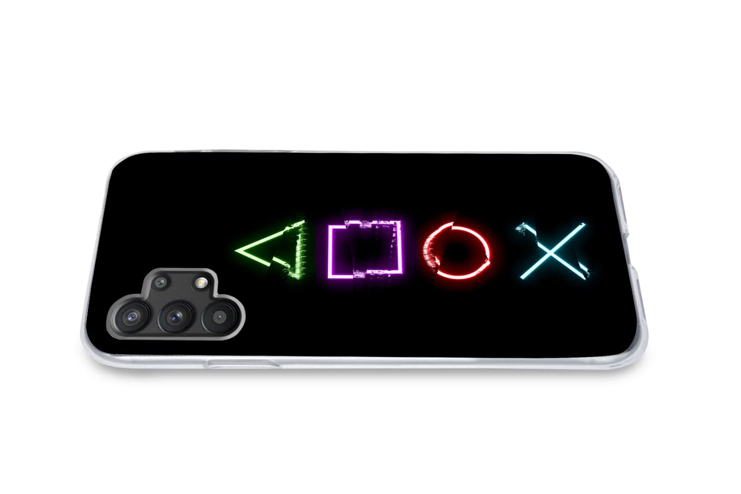 Funda para Samsung Galaxy A32 5G - Juego - Mando - Neón - Funda de Silicona/Funda Blanda para teléfono móvil
