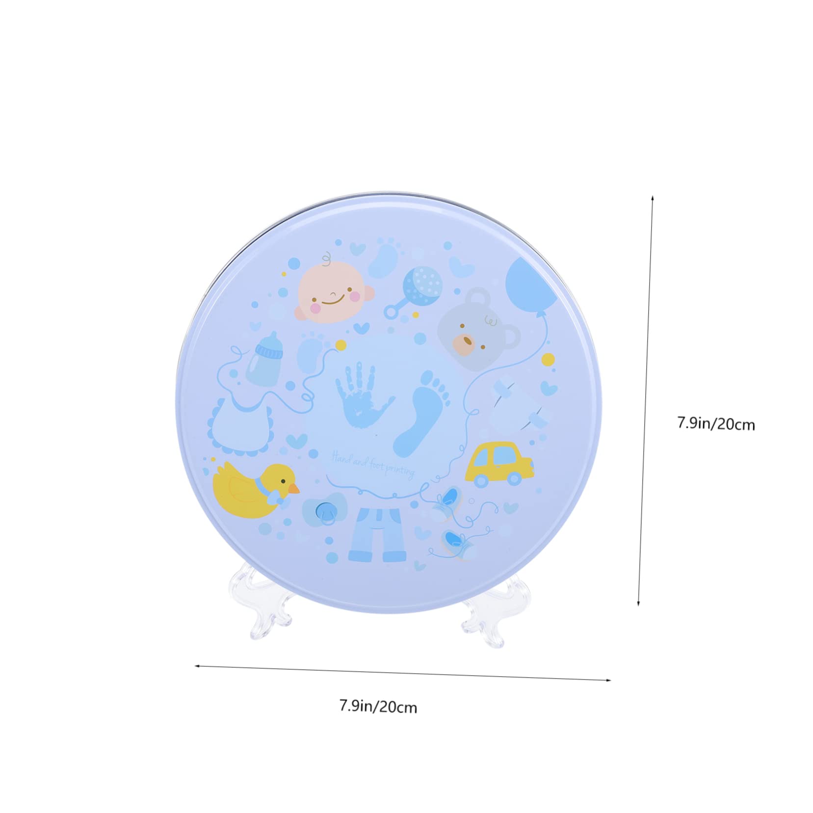 VANZACK Footprint Kit for Newborn Hand and Foot Print Mud Footprint Ornament Kit