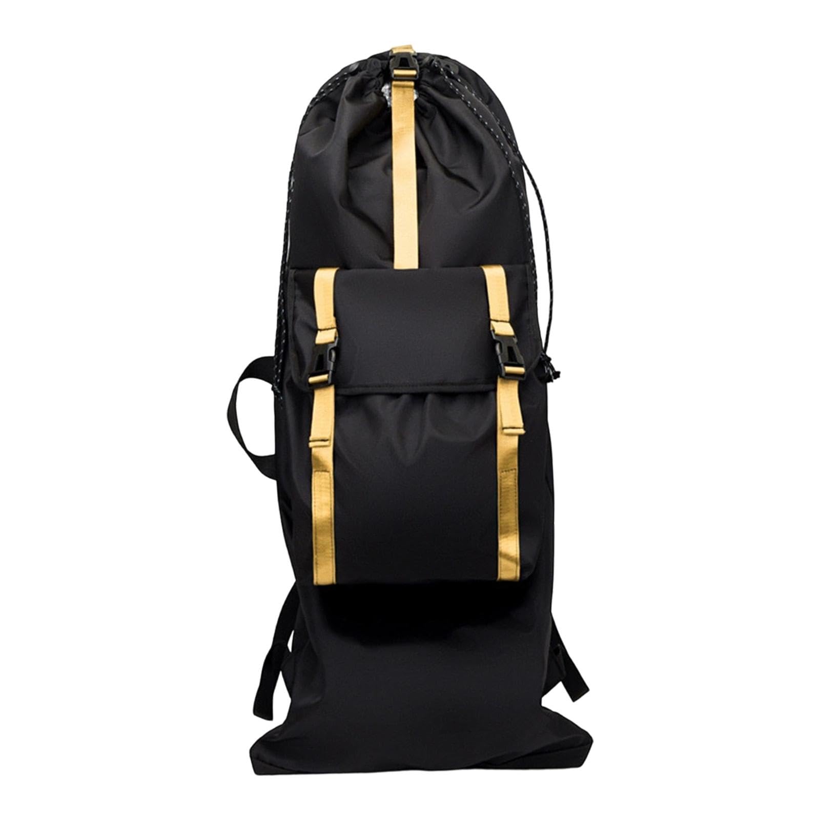 Sharplace Skateboard Backpack Travel Backpack Rucksack Organizer Carrier Holder Skateboard Bag Longboard Carry Bag for Men, Yellow