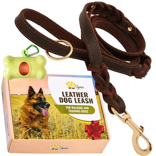 Correa Resistente Mascotas Correa De Cadena Para Perros Medianos/Grandes - 180 Cm, Metal Resistente, Mango Acolchado Antideslizante Correa Para Perros Grandes