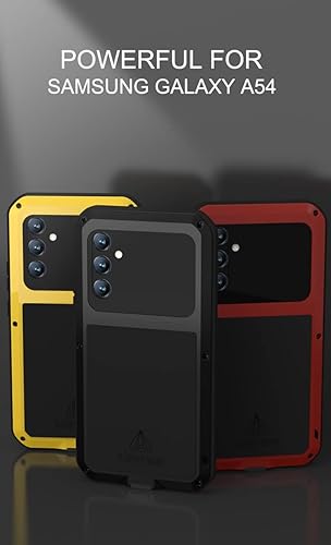 Miniatura 8 de LOVE MEI Compatible con Samsung Galaxy A54, deportes al aire libre, resistente al agua, militar, resistente, a prueba de golpes, a prueba de polvo,