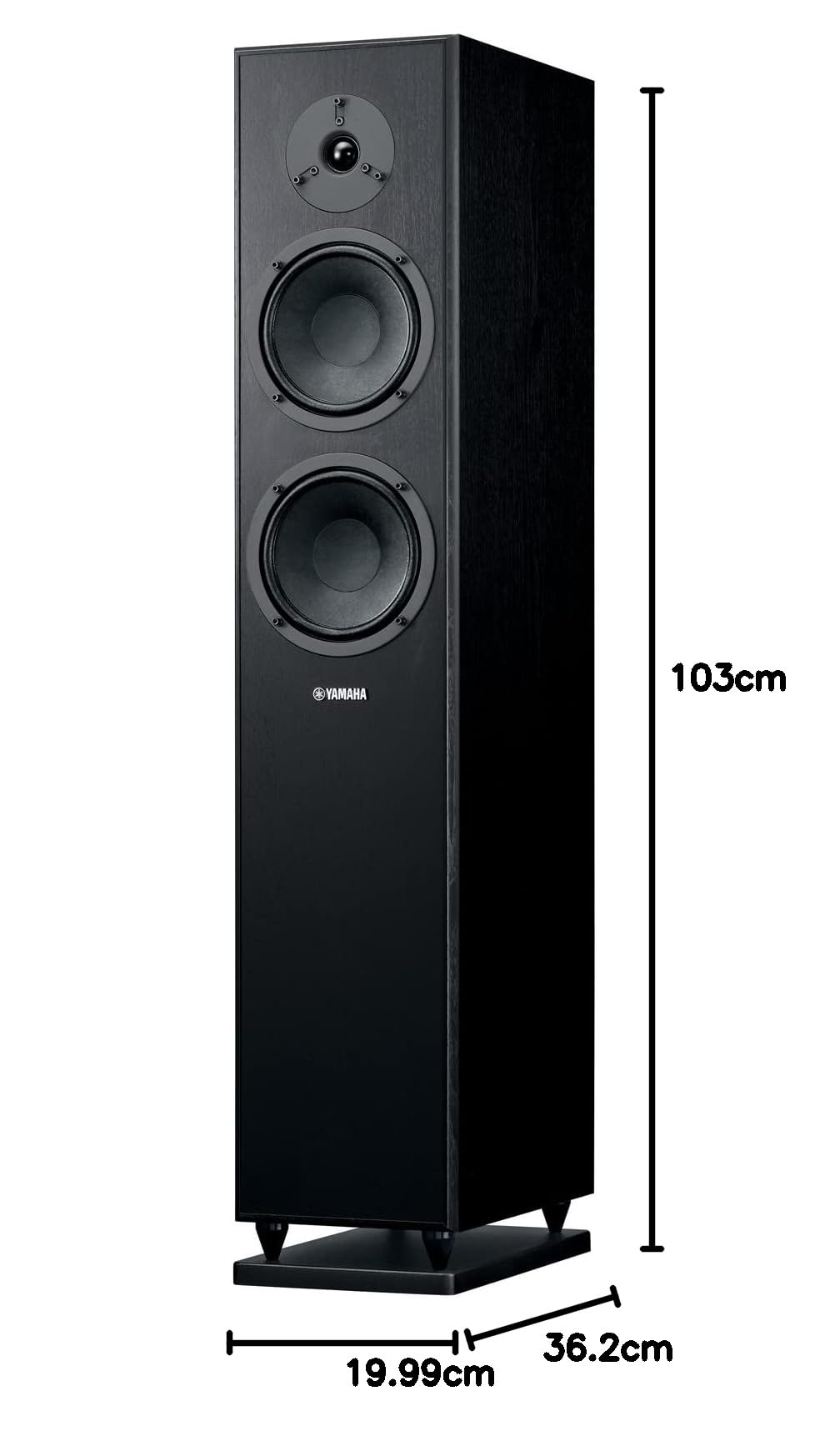 Yamaha NS-F150 Floorstanding Speaker with 2-Way Bass-Reflex System