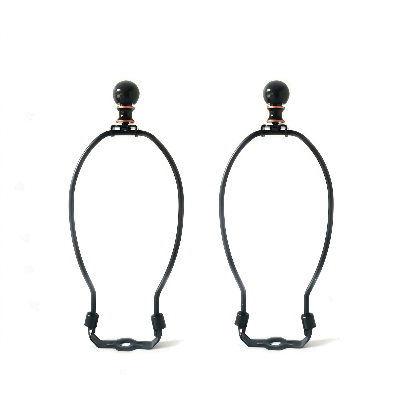 QUXVUIS Sturdy Metal Lamp Shade Harp with Black Lamp Shades Set of 2 Harp Replacement Parts for Any Room Lampshades. 1.46