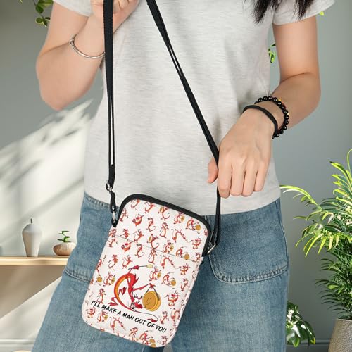 BWWKTOP Mushu Crossbody Purse Bag Mu Lan And Mushu Inspired Gift I’ll Make a Man Out Of You Mushu Shoulder Bag Mushu Merch4