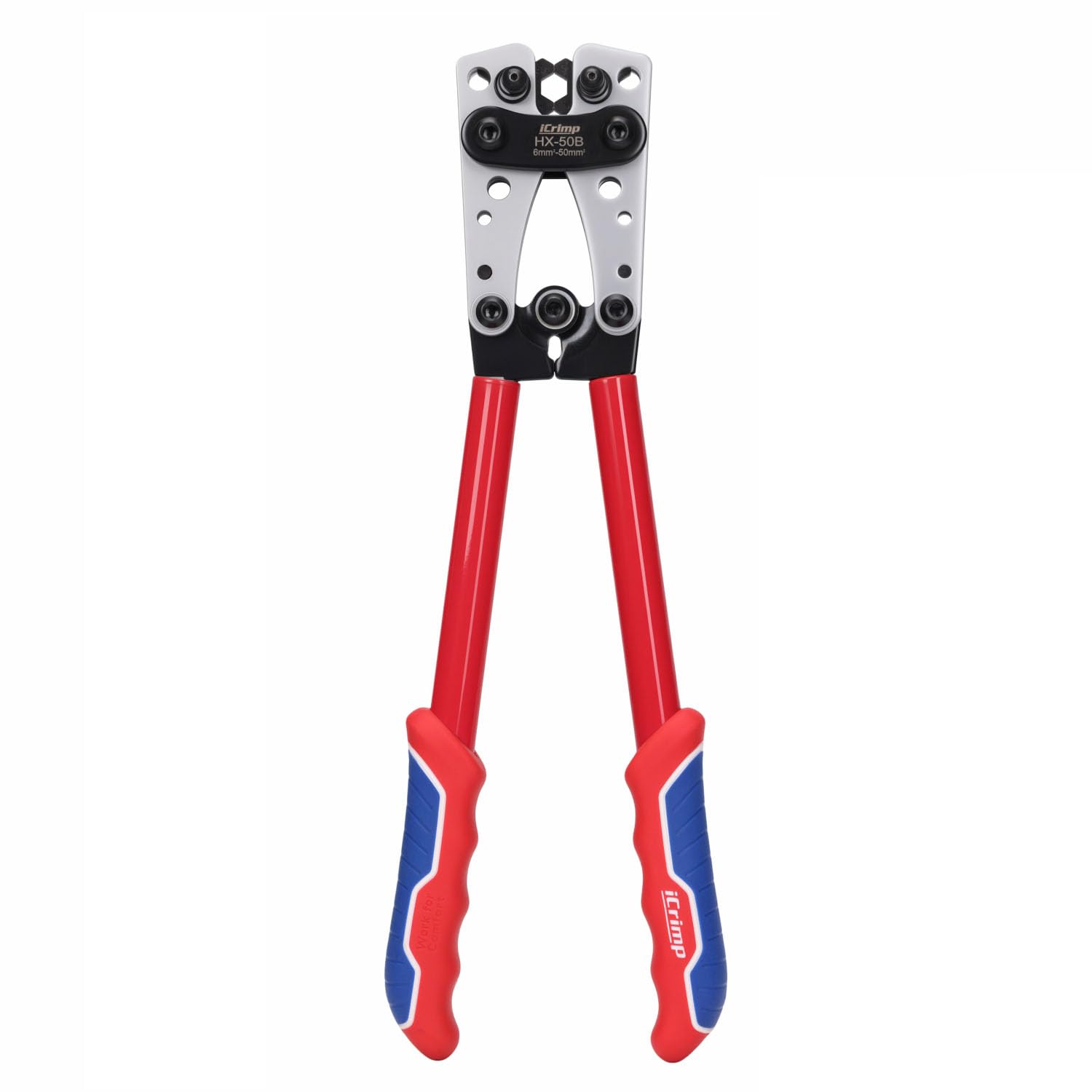 Pince à sertir pour cosses en cuivre AWG 8-1/0 IWISS pour câble de batterie