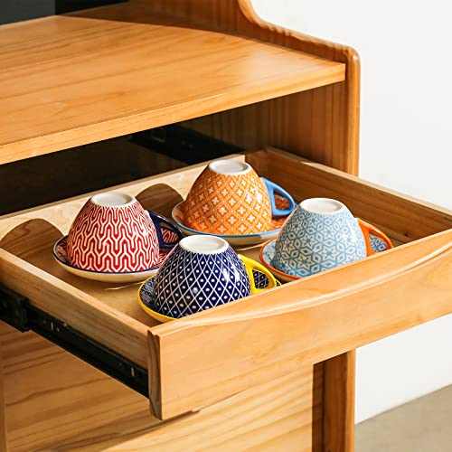 Espresso Cups and Saucers set, 6-pack, - image 4