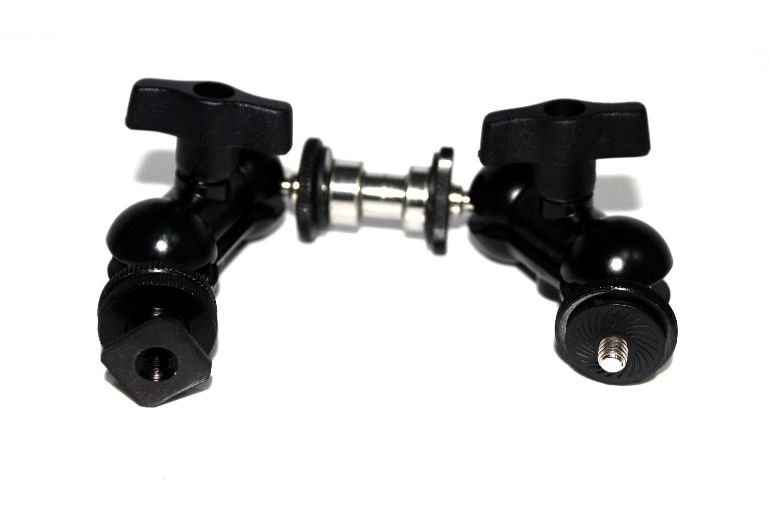 SHOPEE 360 Degree 8inch 1/4" Adjustable Articulating Multi Function Magic Arm with Shoe Mount Compatible with DSLR Camera Rig, LCD Monitor, LED Lights, Flash Lights, Microphones,Smart Phone