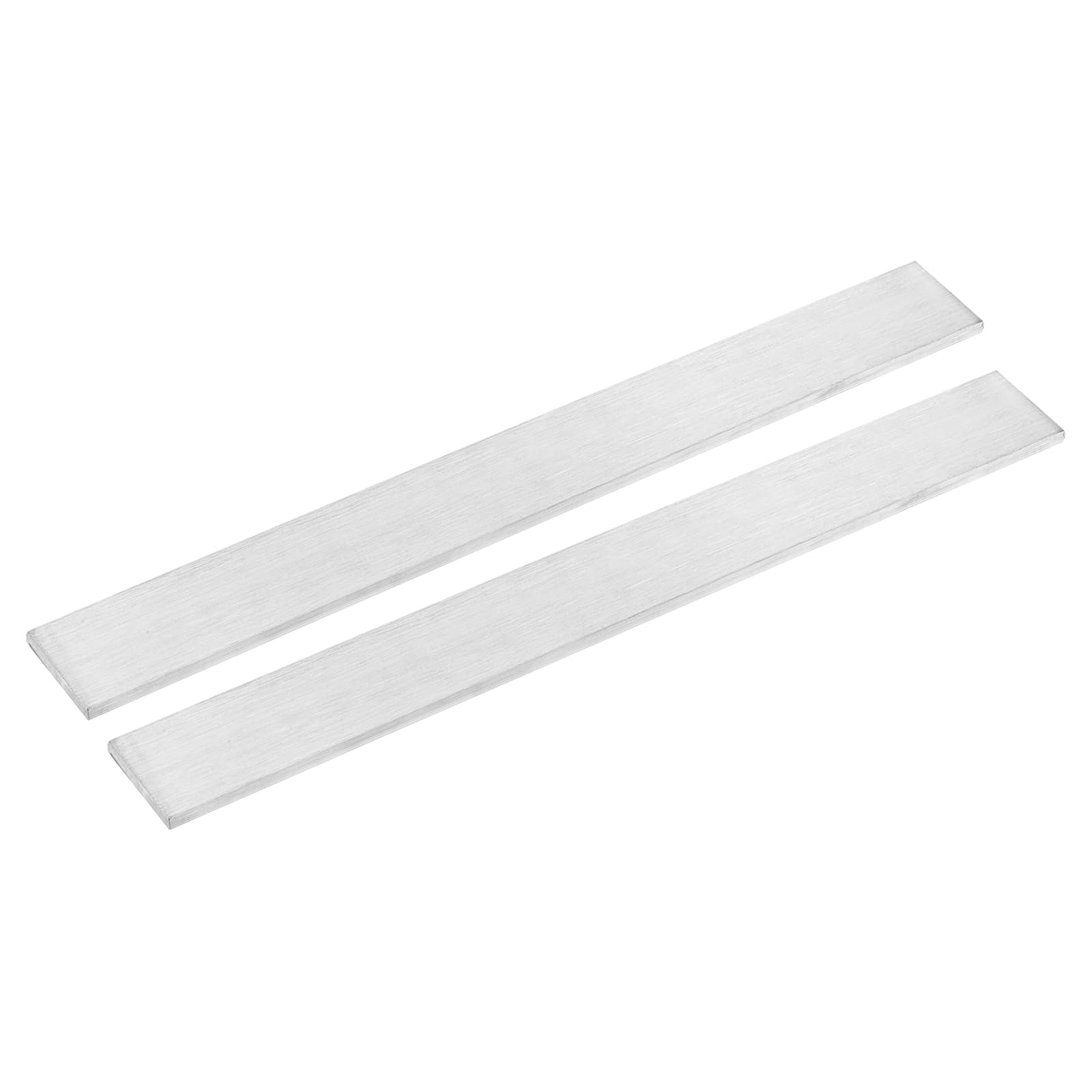 QUARKZMAN 2Pcs Barra Plana De Acero Inoxidable 304 3/16" Espesor | 1-3/16" Ancho 12" Longitud, Tiras De Metal, Acabado Cepillado, Para Industria Proyectos DIY