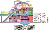 Polly Pocket Playset with 3-Inch Doll, 35+ Accessories, Sweet Adventures Rainbow Mall, 3 Floors, 9 Play Areas