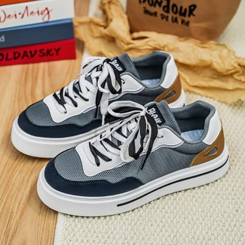 Mens Breathable Fashion Sneakers Trendy and Minimalist Summer Skateboard Shoes Suitable for Daily Leisure and Outdoor Walks4