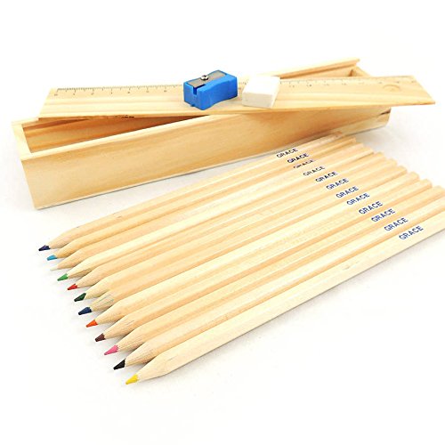 Wooden Pencil Box Amazon.in Toys & Games