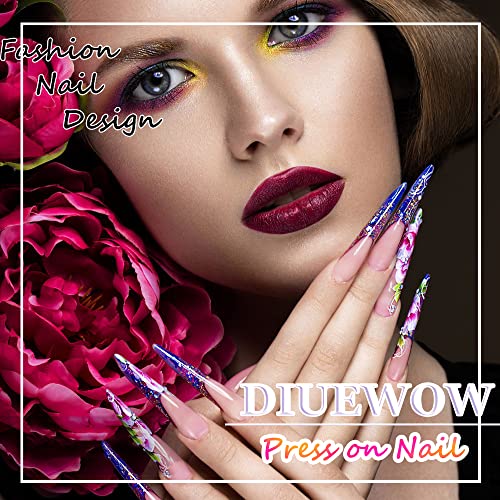 Press On Nails Short Square Fake Nails With Design Lemon Fruit Pattern False Nails Yellow Tip Acrylic Full Cover Fake Nails Summer Cute Stick On Nails For Women Girls Manicure Diy 24Pcs #TOP6